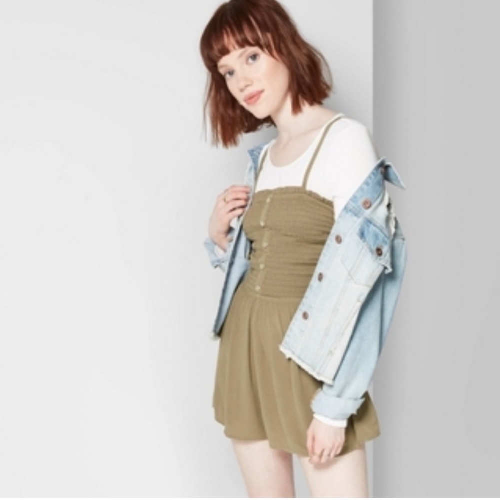 green romper